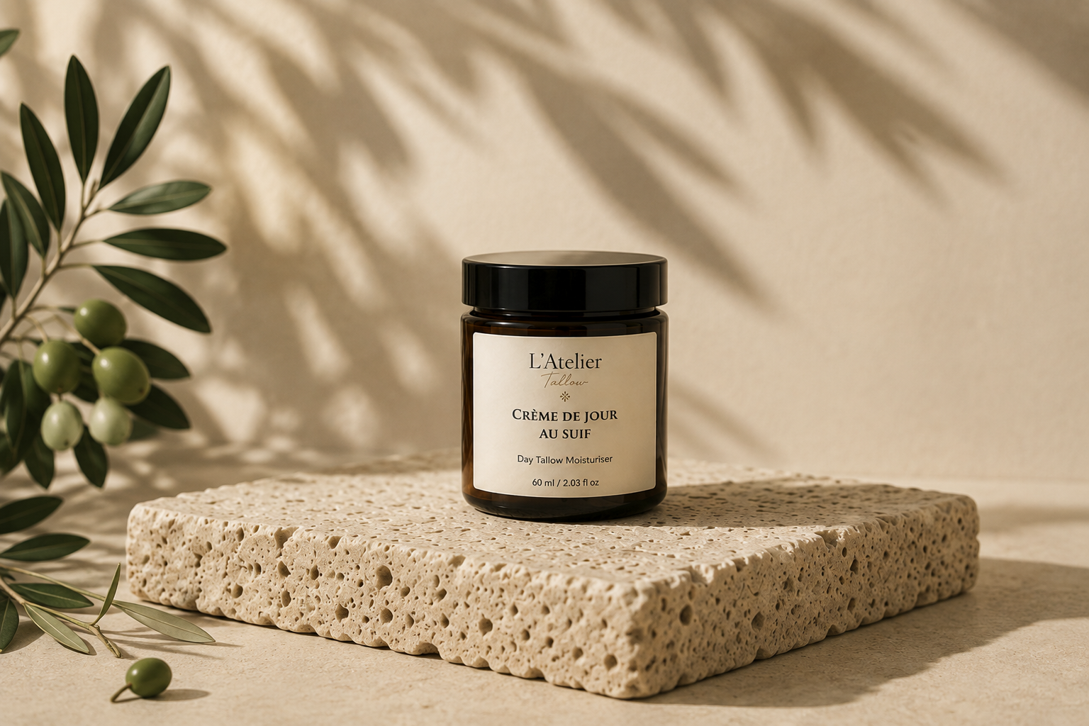 Crème de jour au suif — Day Tallow Cream by L'Atelier Tallow